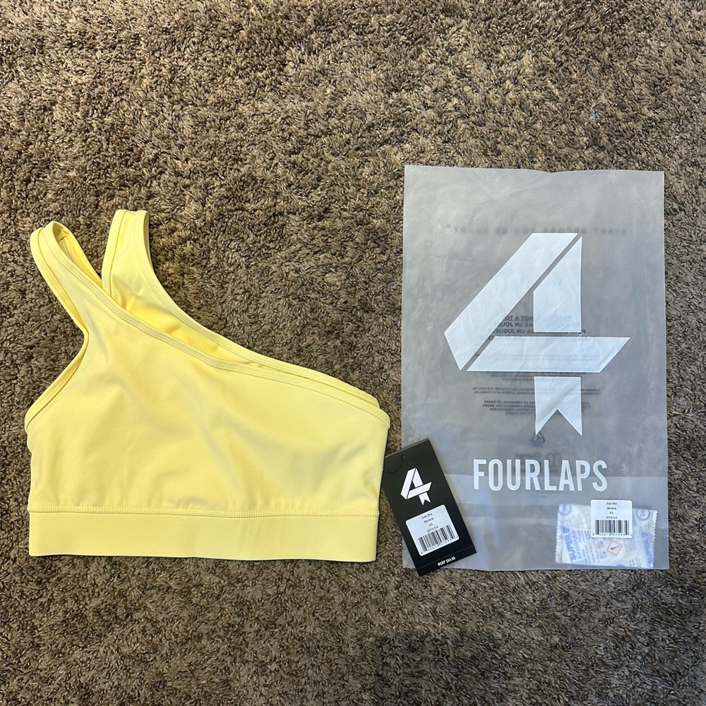 Fourlaps Banana Yellow Solo Bra